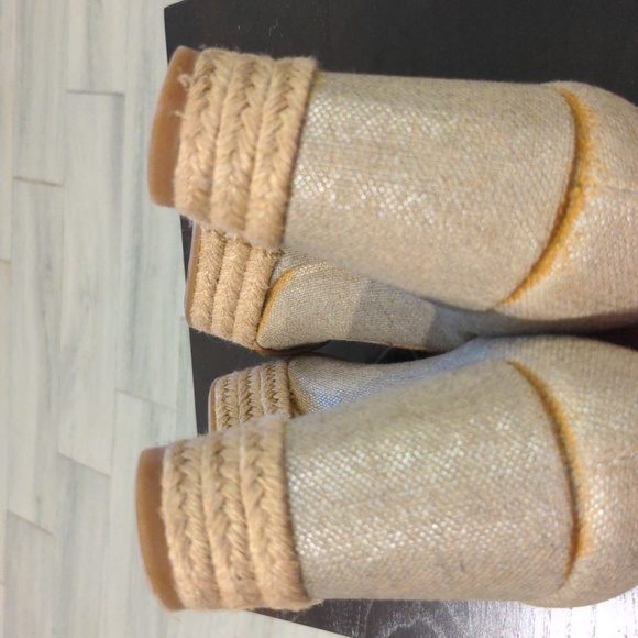 Tory Burch Espadrille Wedges Peep Toe EU Size 40 (US 9.5) Majorca #5… - Picture 8 of 10